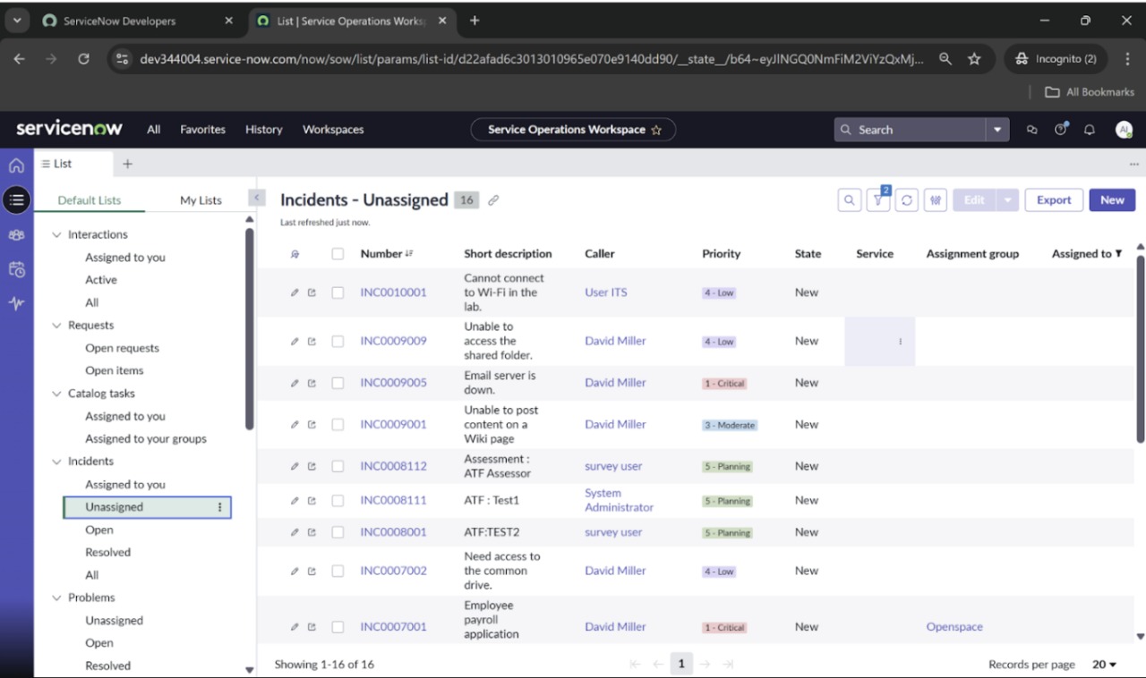Agent Dashboard